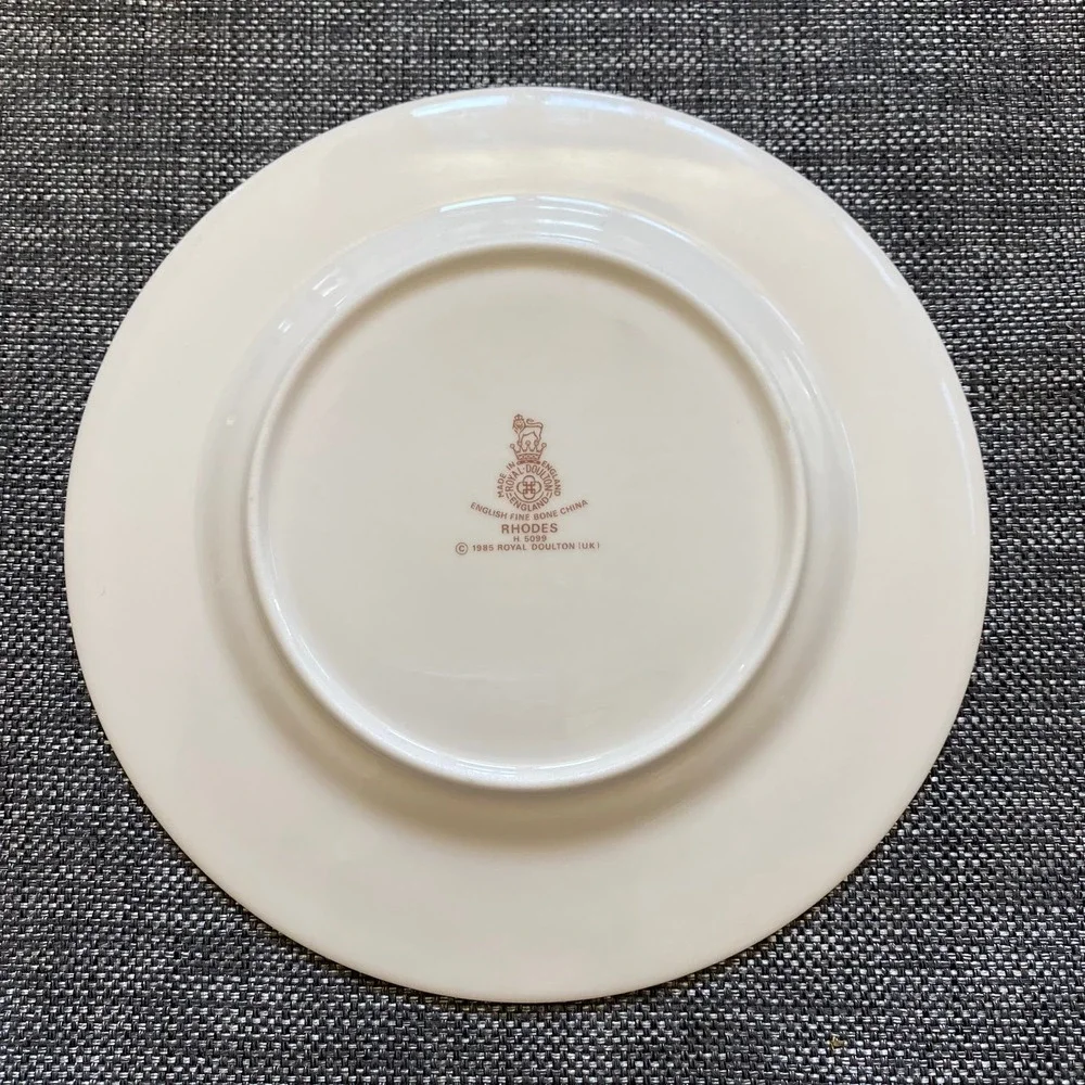 Royal Doulton RHODES 6-1/2” Side‎ Plate Fine Bone China England